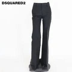 ディースクエアード DSQUARED2 レディース ロングパンツ センタープレスブーツカットパンツ ブラック系  （サイズ/36）ds0114