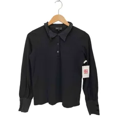 アニエスベー agnes b. 切替 長袖 ポロシャツ レディース JPN：2 