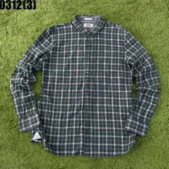 トミーヒルフィガー チェック 長袖 シャツ m 0312