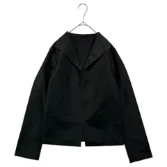 Y's(ワイズ) 90's Ripple Poly Fabric Skipper Blouse 90年代 リップル ポリ スキッパー ブラウス YF-B04-910 FREE(S程度) ブラック ヨウジヤマモトのサムネイル