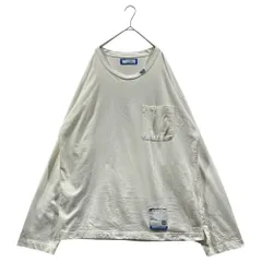 Maison MIHARA YASUHIRO(メゾンミハラヤスヒロ) Heavyweight crew neck logo long sleeve shirt ヘビーウェイト クルーネック ロゴ長袖カットソー 106LT502 52 ホワイトのサムネイル