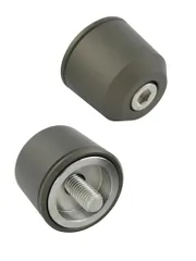 新品 ポッシュフェイス(POSH FAITH) バイク用品 ハンドルバーエンド ミドルウェイトバーエンド カワサキ純正ハンドルM8タイプ ZRX1200DAEG 他 マットチタン 032579-21-10 バーエンドキャップ