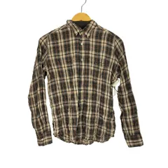 アダムエロペ Adam et Rope チェックレギュラーカラーL/S シャツ レディース JPN：38 