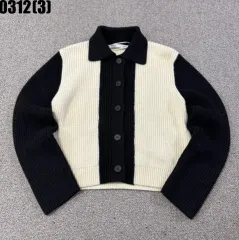 ザラ バイカラー ニット カーディガン m 0312