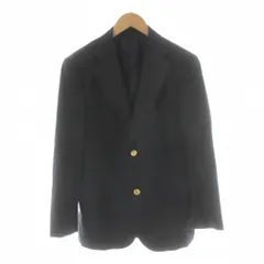 ジェイプレス J.PRESS テーラードジャケット シングル 金ボタン ウール A4 紺 ネイビー 0215CBZ0V /AN47 ■ECD001