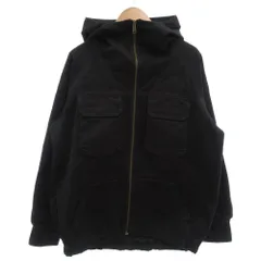 クリフメイヤー KRIFF MAYER K.MAYER フードジャケット ブルゾン ジップアップ L 黒 ブラック /GV