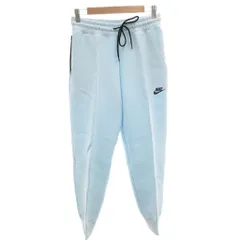 ナイキ NIKE タグ付き スポーツウェア テックフリース ミッドライズ ジョガーパンツ イージー ゴムウエスト ロゴ S 水色 ライトブルー /FF