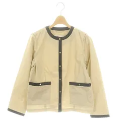 トラディショナルウェザーウェア Traditional Weatherwear × マルティニーク martinique ARKLEY ノーカラージャケット パイピング 32 ベージュ /DF ■OSのサムネイル