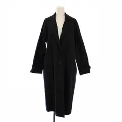 エヴァムエヴァ evam eva cotton tailored coat コットンテーラードコート アウター ロング丈 無地 2 黒 ブラック E223T070 /BBのサムネイル