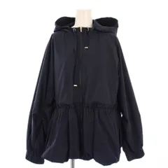 セルフォード CELFORD 25SS 撥水バルーンペプラムブルゾン フーディジャケット 38 紺 CWFJ251050 /KHのサムネイル