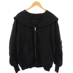 キャンディストリッパー Candy Stripper SAILOR MA-1 セーラーカラー ブルゾン 中綿ジャケット ジップアップ アウター 2 黒 1199102 /TKのサムネイル