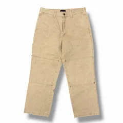 参考上代35,200円 未使用 DESCENDANT 24AW DET DOUBLE KNEE TROUSERS ダブルニートラウザーズ ワークパンツ ディセンダント 242WVDS-PTM02 ベージュ 3 （10549M）のサムネイル