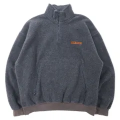 Polo by Ralph Lauren カナダ製 ハーフジップ フリースジャケット L グレー ポリエステル