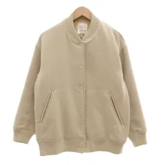 シップス SHIPS 25AW any: バーシティ ジャケット F スナップボタン ベージュ /AEのサムネイル