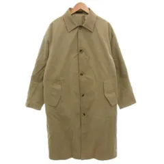 ザラ ZARA タグ付き RELAXED FIT TRENCH COAT ステンカラーコート ロング S-M ベージュ /FFのサムネイル