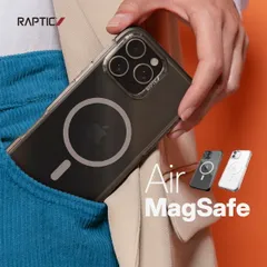 iPhone 16 Plus ケース MagSafe 対応 耐衝撃 米軍 MIL規格 クリア 耐衝撃ケース アルミ フレーム iPhone16Plus アイフォン16 プラス 対応 RAPTIC Air MagSafe