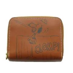 コーチ COACH × ピーナッツ PEANUTS エッセンシャルビルフォールドウォレット 二つ折り財布 茶 ブラウン /SS ■OS