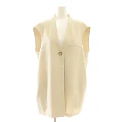 リムアーク rim.ark  Minimal cocoon vest JK ノースリーブジャケット ベスト F ベージュ /DF ■OSのサムネイル