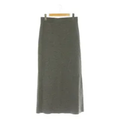 チノ CINOH 24AW KNIT MAXI SKIRT ニットマキシスカート ロング 3 グレー /HK ■OSのサムネイル