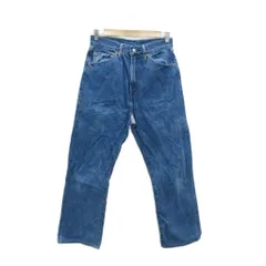 リーバイス Levi's 701 デニムパンツ ジーンズ ストレート W28 青 ブルー ハイウエスト /HO61 ■ECD001