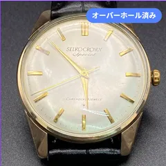 OH済み　セイコー SEIKO　クラウン　crown スペシャル　AD文字盤　702990　手巻き式　23石　稼働品　シャンパン文字盤　　ゴールド　14kGF　メンズ　　W103