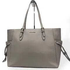 極美品　MICHAEL KORS トートバッグ　肩掛け　グレー　レザー