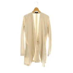 セオリー Theory リネンロングジャケット ノーカラージャケット 2 ライトグレージュ /ES ■OS ■SH