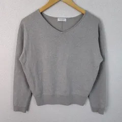 BEAUTY&YOUTH UNITED ARROWS ビューティーアンドユース ニット カシミヤ混 グレー レディース 古着 シティーボーイ シンプル