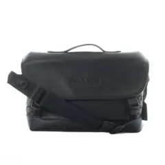 コーチ COACH リーグ バイク バッグ・シグネチャー ジャカード ショルダー メッセンジャー 黒 ブラック CC072 /RI■OS
