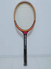 【良品】DONNAY ドネー 木製テニスラケット BJORN BORG ビョルンボルグ 硬式テニスラケット ヴィンテージ 激レア レトロ 希少 新品グリップテープ付きのサムネイル