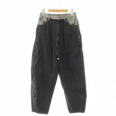 ニコアンド Niko and.. コットン3Dパンツアソート2 デニム L 黒 /NR ■OS