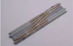 【新品】鉄道模型 1/150 ユニトラック 複線片渡りポイント4番(左) [20-230]のサムネイル