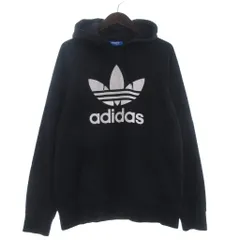 アディダスオリジナルス adidas originals パーカー スウェット 長袖 ロゴ 裏毛 黒 ブラック 0