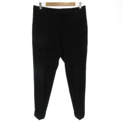 セオリーリュクス theory luxe パンツ スラックス センタープレス 40 黒 ブラック 03-6206431 /GV ■YHS9