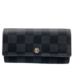 LOUIS VUITTON ルイヴィトン キーケース  グラフィット ポルトクレ･ヴォワテュール N63139 ブラック系 ダミエ グラフィット メンズ 3連 美品