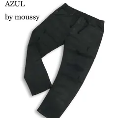 AZUL by moussy アズール マウジー 通年 ダメージ加工★ ストレッチ スウェット ドビー デニム パンツ ジーンズ Sz.S メンズのサムネイル