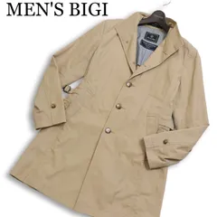 MEN'S BIGI メンズビギ 通年 WATER SHIELDING★ スタンドカラー スプリング コート Sz.S メンズのサムネイル