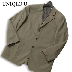 UNIQLO U ユニクロ ユー ルメール 春夏 背抜き 麻 リネン混★ リラックスフィット テーラード ジャケット Sz.L メンズ