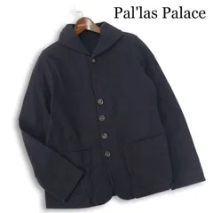 Pal'las Palace パラスパレス 通年★ コットン ジャージー ジャケット 日本製 Sz.3 レディース 紺 ネイビーのサムネイル