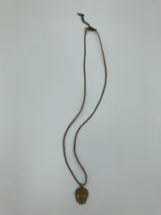 ネックレス ブラウン スカルモチーフ その他金属