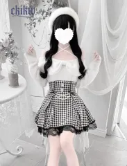 スナ系 白 ニット 量産型 地雷系