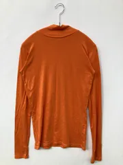 LOWRYS FARM ローリーズファーム Tシャツ/カットソー F オレンジ 無地 ミドル丈 長袖