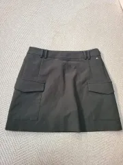 M) J リンンドバーグ カーキ色 ポケット キュロット