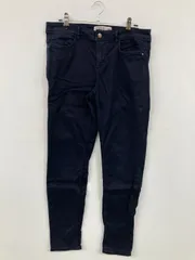 ZARA ザラ デニムパンツ EUR 40 ネイビー フルレングス 無地 スキニー・タイト テーパード レギュラー リジッド・ワンウォッシュ