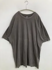 GAP ギャップ Tシャツ/カットソー XL グレー 無地 ミドル丈 半袖 クルーネック(丸首)