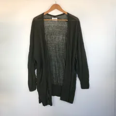 Sunny clouds ロングシアーカーディガン レディース LL カーキ 3211202603110013のサムネイル