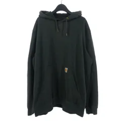 カーハート carhartt プルオーバー パーカー ワンポイントロゴ 裏毛 XL グレー
