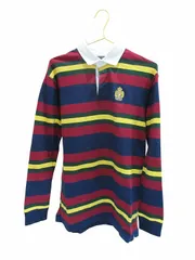 ポロ ラルフローレン POLO RALPH LAUREN ポロシャツ 長袖 ボーダー マルチカラー LG