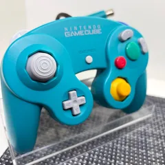 【フルメンテナンス】GC ゲームキューブコントローラー エメラルドグリーン エメラルドブルー 後期型 b