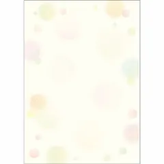 （まとめ買い）ササガワ プリンタ対応 和柄用紙 和ごころ A4判 水玉 100枚入 4-1927 【×3セット】